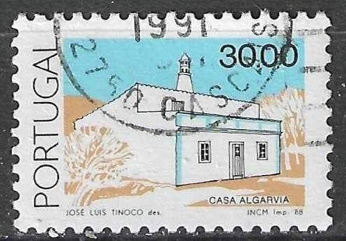 Portugal 1988 - Yvert 1727 - Architecture - Algarve (ST), Envoi, Portugal, Affranchi