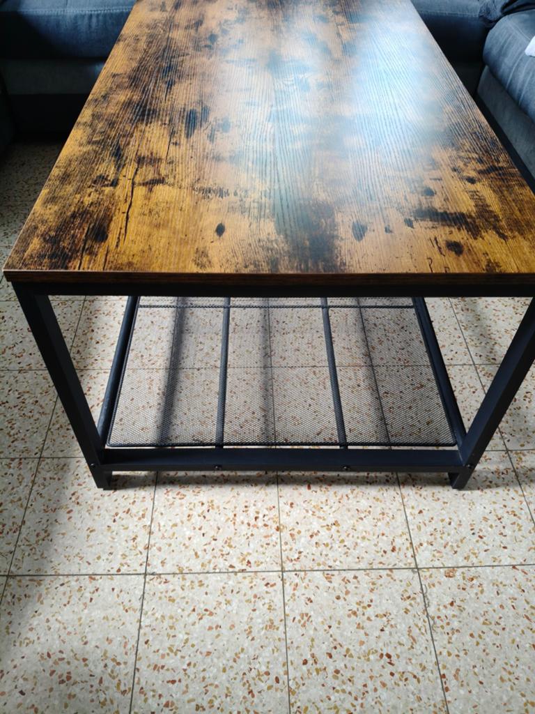Table basse industriel, Maison & Meubles, 100 à 150 cm, Moins de 50 cm, Comme neuf, Enlèvement