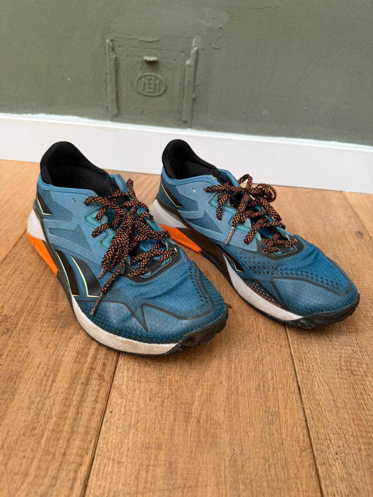 Reebok mannen schoenen, 42,5, Ophalen, Zo goed als nieuw, Blauw, Sportschoenen
