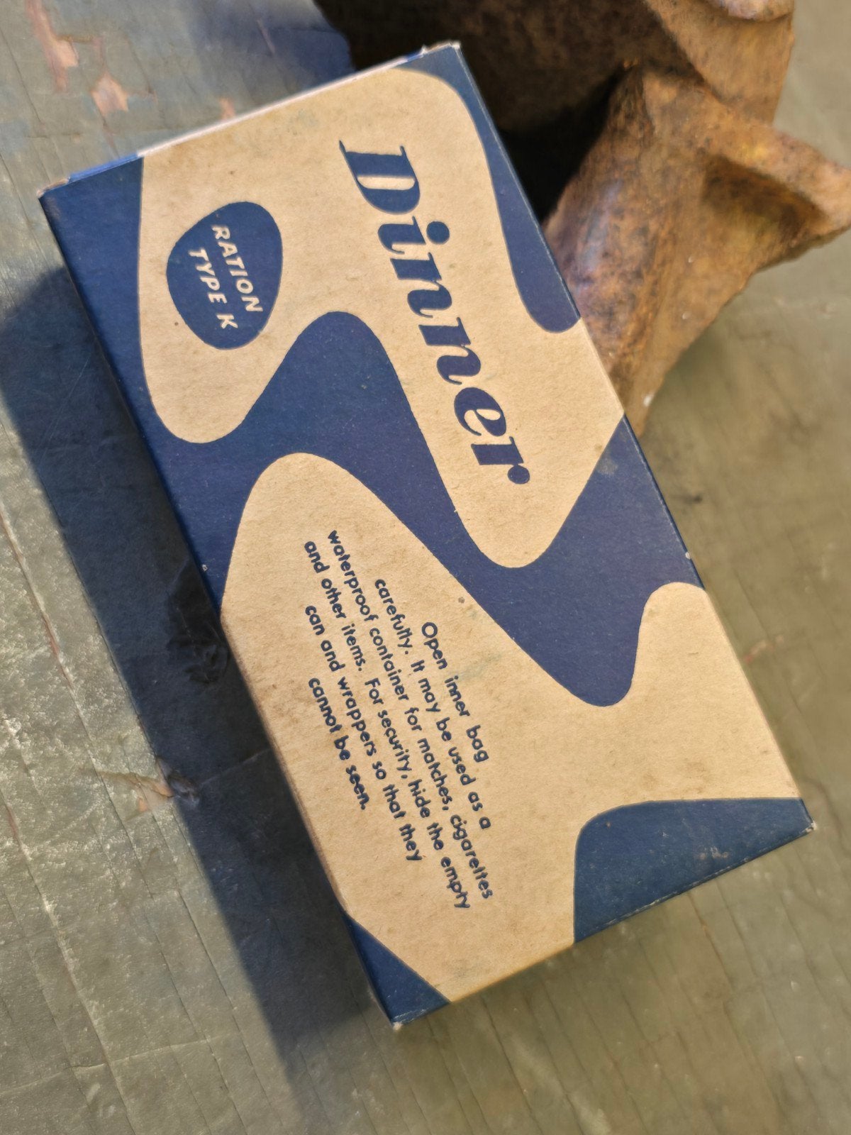 WWII US full Dinner K ration, Verzamelen, Militaria | Tweede Wereldoorlog, Ophalen of Verzenden