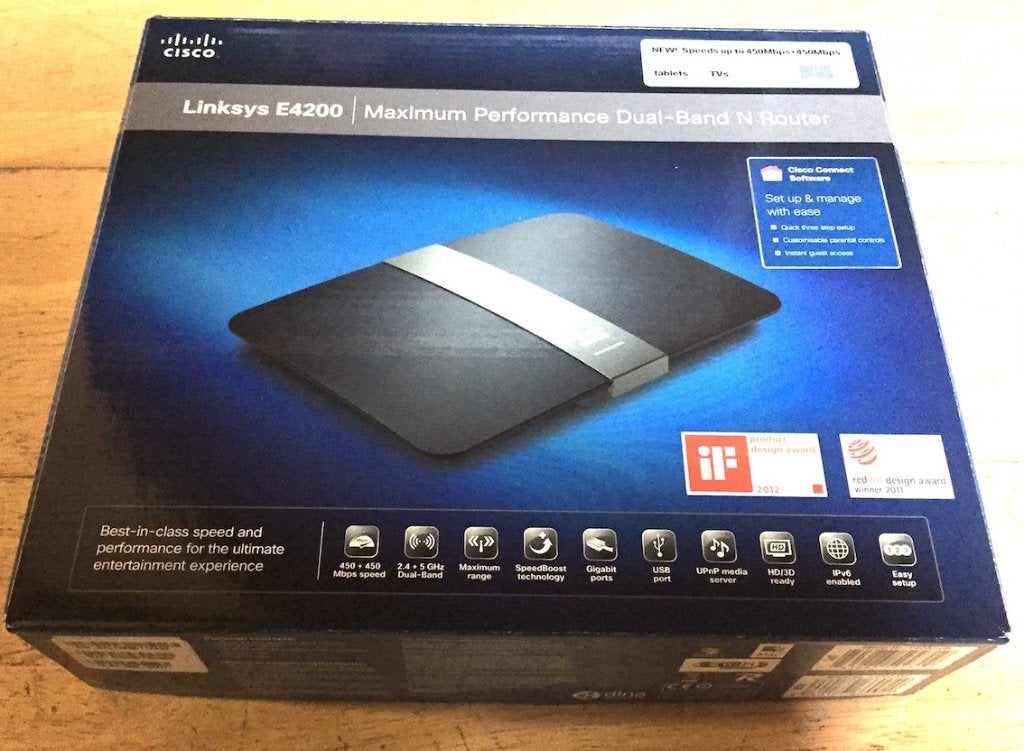 Routeur CISCO LINKSYS E4200, WIFI, fonctionnant comme neuf, Enlèvement ou Envoi, Comme neuf, Routeur, LINKSYS CISCO