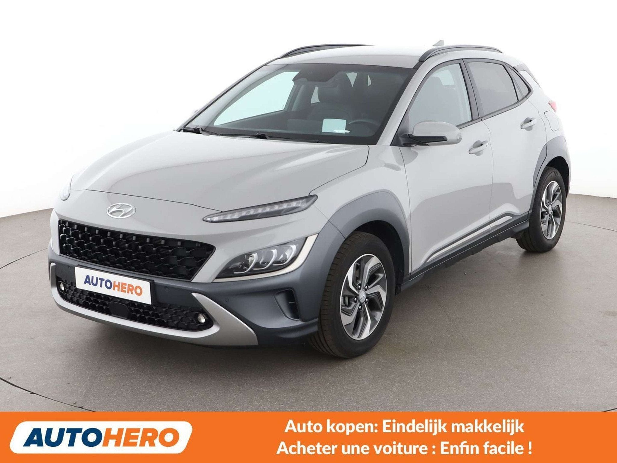 Hyundai KONA 1.6 Hybrid Executive 2WD (bj 2023, automaat), Auto's, Gebruikt, 1580 cc, Leder, 5 zetels