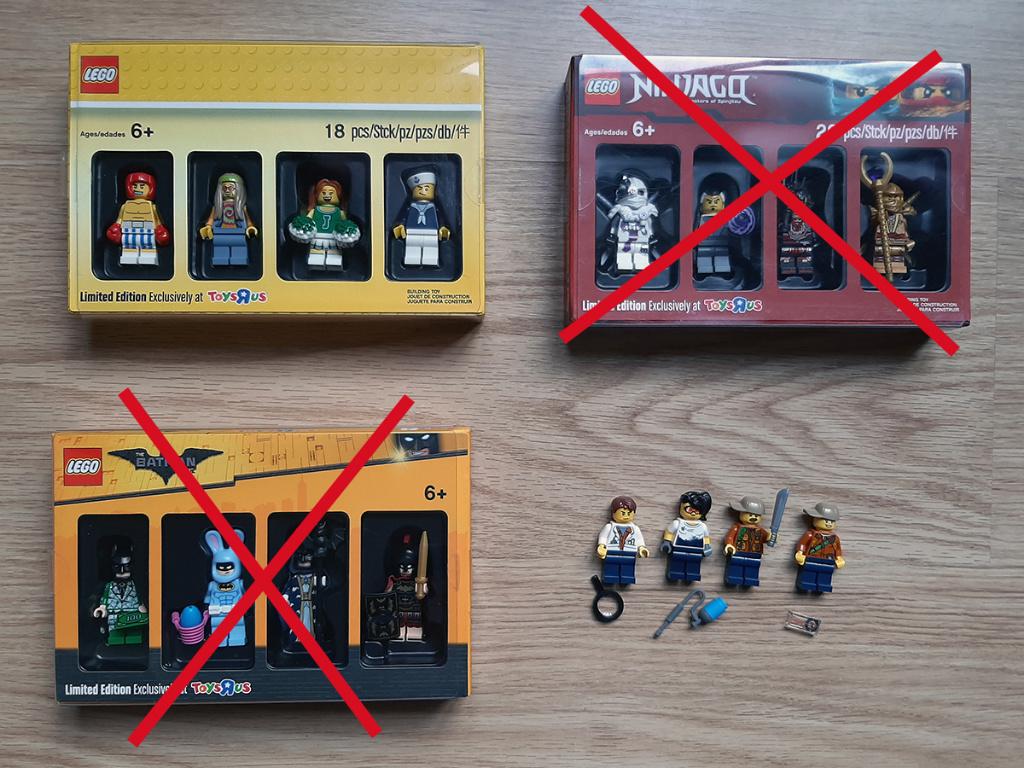 LEGO exclusieve minfigs Toys "R" Us 2017, City, Lego, Ophalen of Verzenden, Zo goed als nieuw