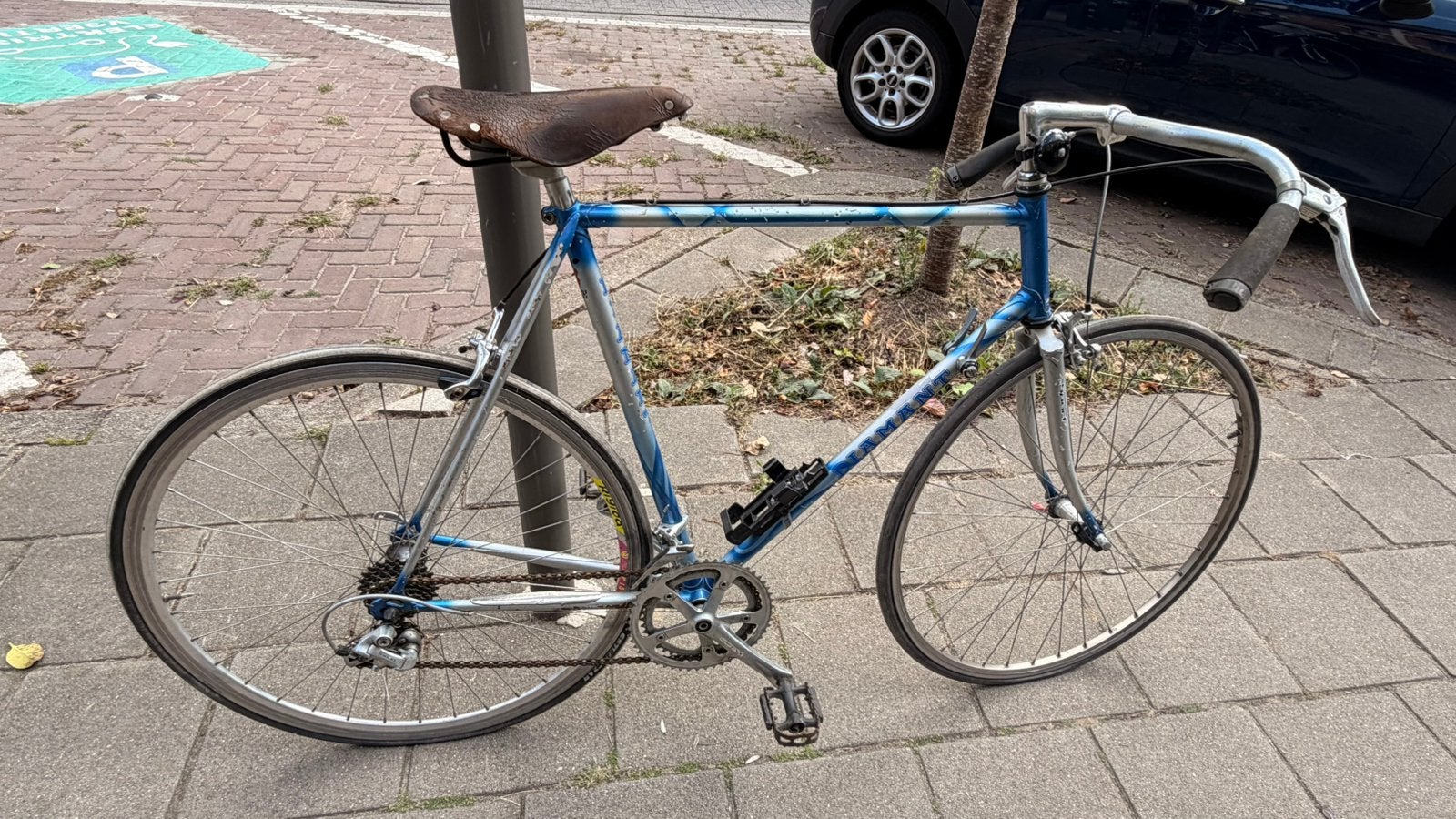 Vintage Diamant koersfiets | 58 cm | Shimano RX100 | retro, Ophalen, 28 inch, Gebruikt, 10 tot 15 versnellingen