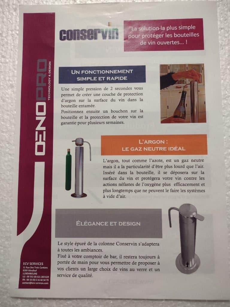 Conservin et Conserchampagn, Enlèvement, Neuf, Autres types