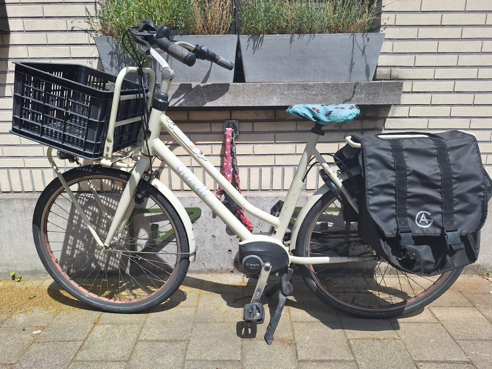 Elektrische Gazelle fiets (reparatie nodig), Fietsen en Brommers, Ophalen, Minder dan 10 versnellingen, Gebruikt, Gazelle