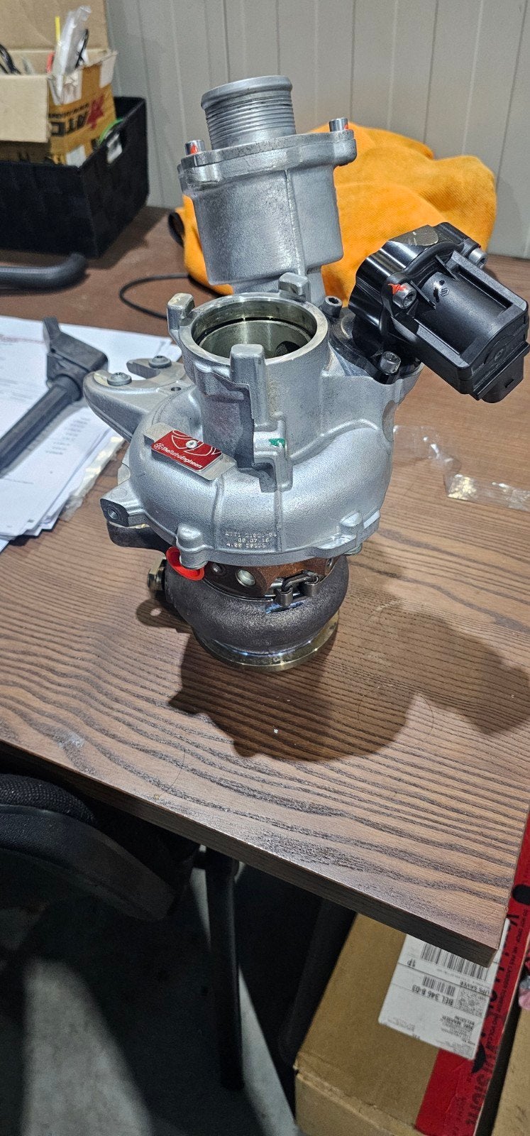upgrade turbo TTE475, Enlèvement