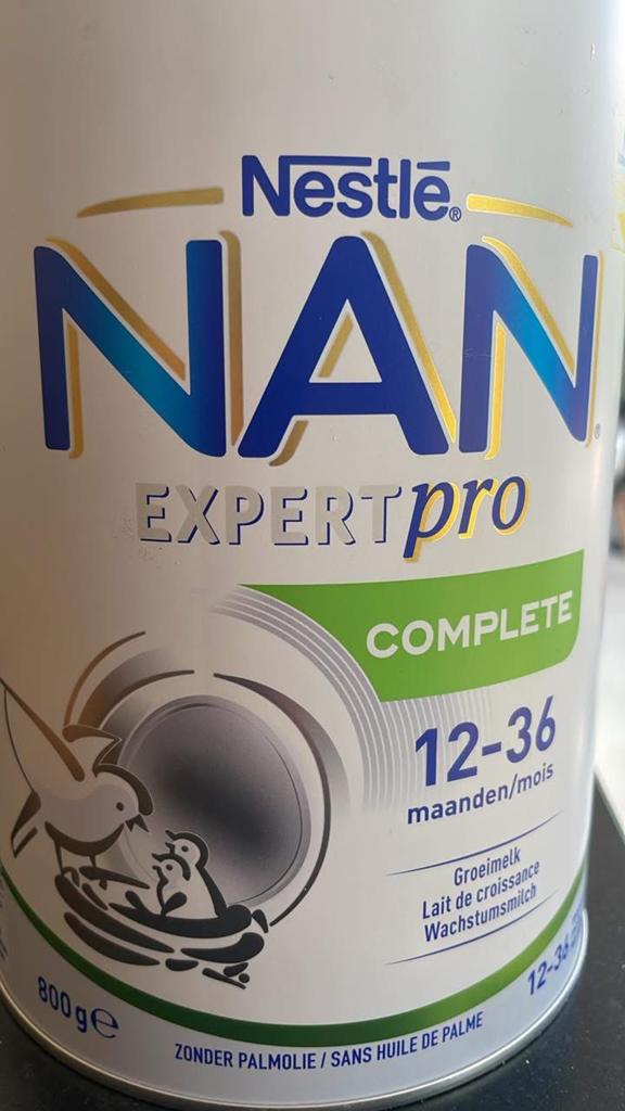 Nan complete comfort 12-36 mnd - bijna volle pot, Ophalen, Zo goed als nieuw, Overige typen