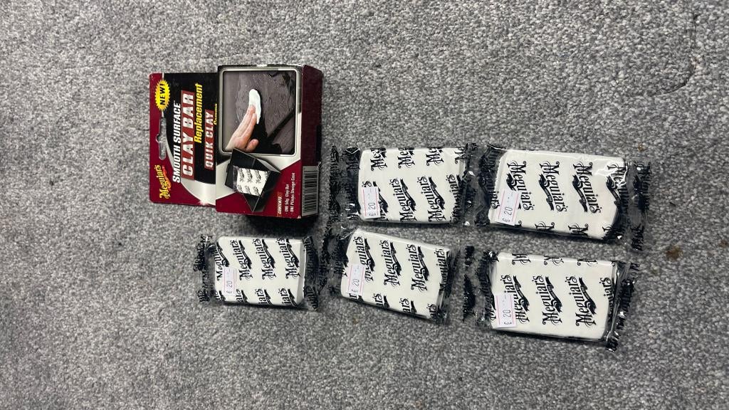 LOT VAN 7 Meguiar's Decontaminatiegums - Nieuw -30%, Auto diversen, Onderhoudsmiddelen, Ophalen of Verzenden