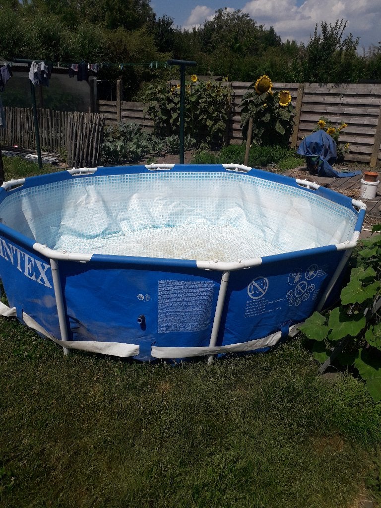 zwembad 3.05m x 76cm, Tuin en Terras, Ophalen, Gebruikt, Minder dan 80 cm, Rond