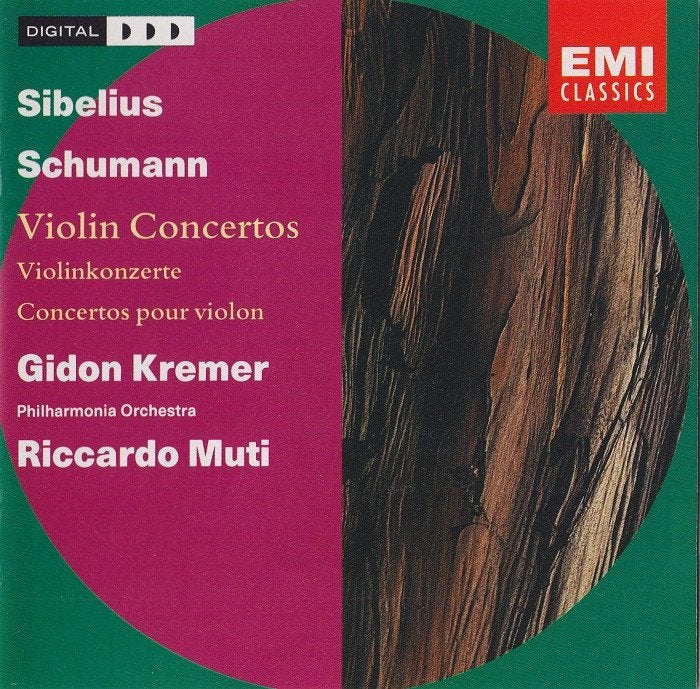 SALE--CD GIDON KREMER & PHILHARMONIA ORCHESTRA-RICCA, Verzenden