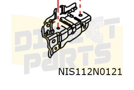 Nissan Townstar / Renault Kangoo steun motorkapscharnier Lin, -, Nieuw, -, Motorkap