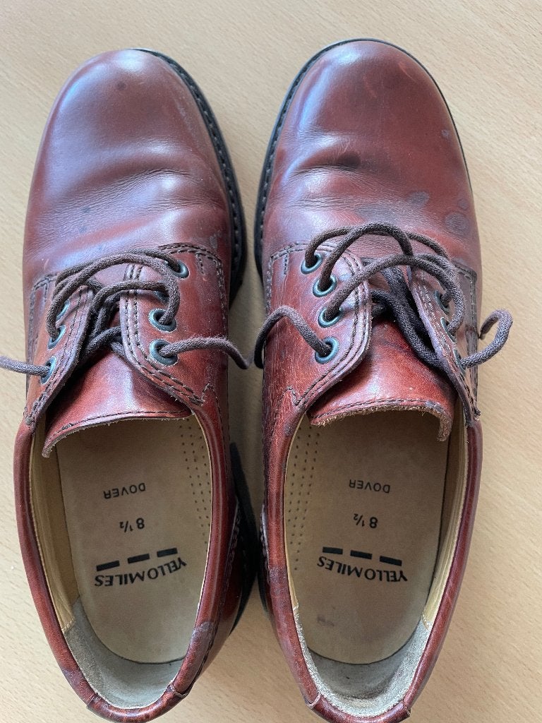 Herenschoenen Yeiio.miles, Kleding | Heren, Ophalen, Bruin, Zo goed als nieuw, Veterschoenen