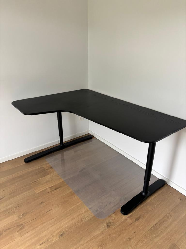 Ikea Bekant hoekbureau, Maison & Meubles, Bureaux, 160 cm, Comme neuf, IKEA, 110 cm