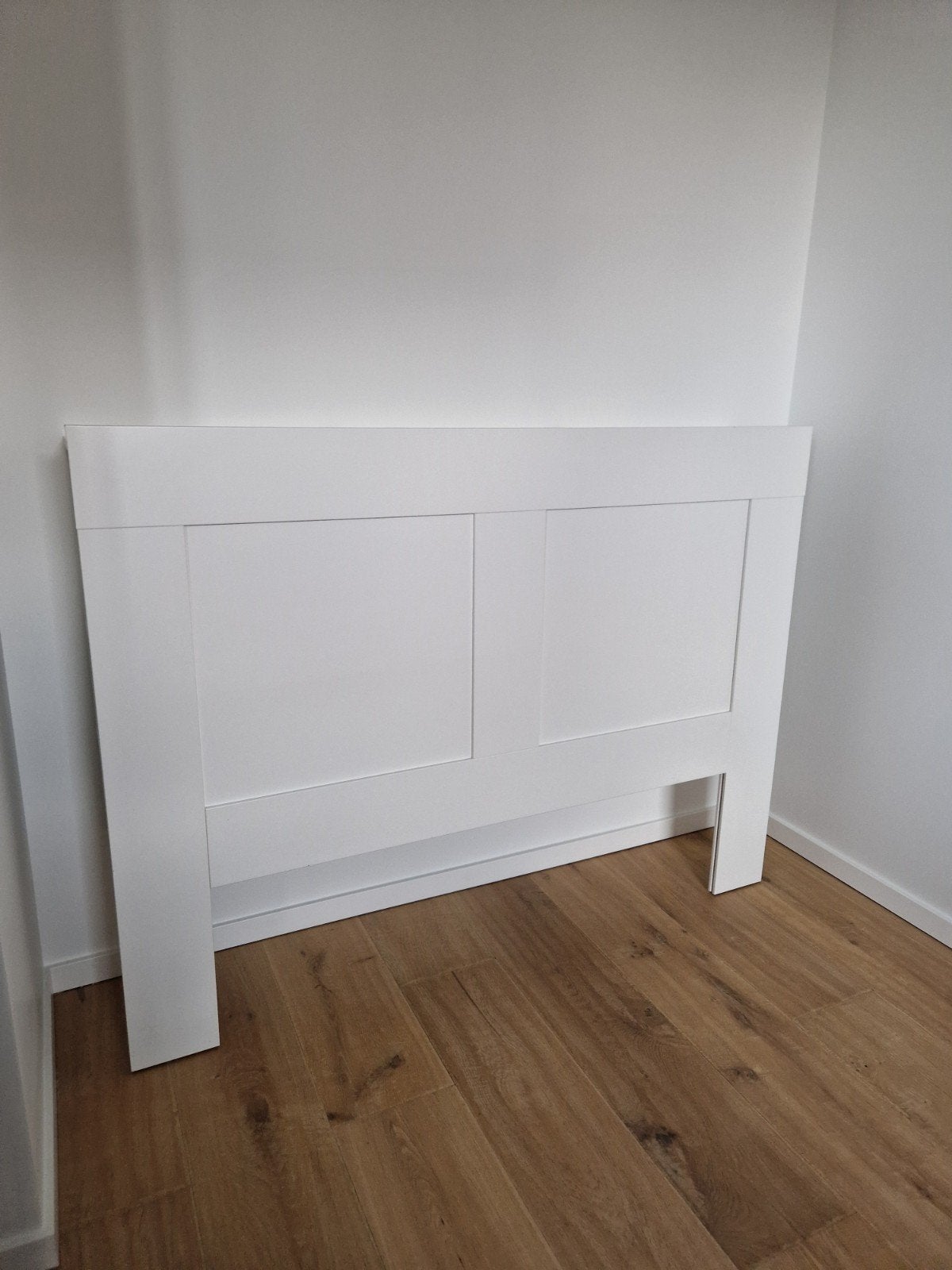 BRIMNES hoofdeinde met opbergruimte 140cm, Huis en Inrichting, Ophalen, Wit, 140 cm, Zo goed als nieuw