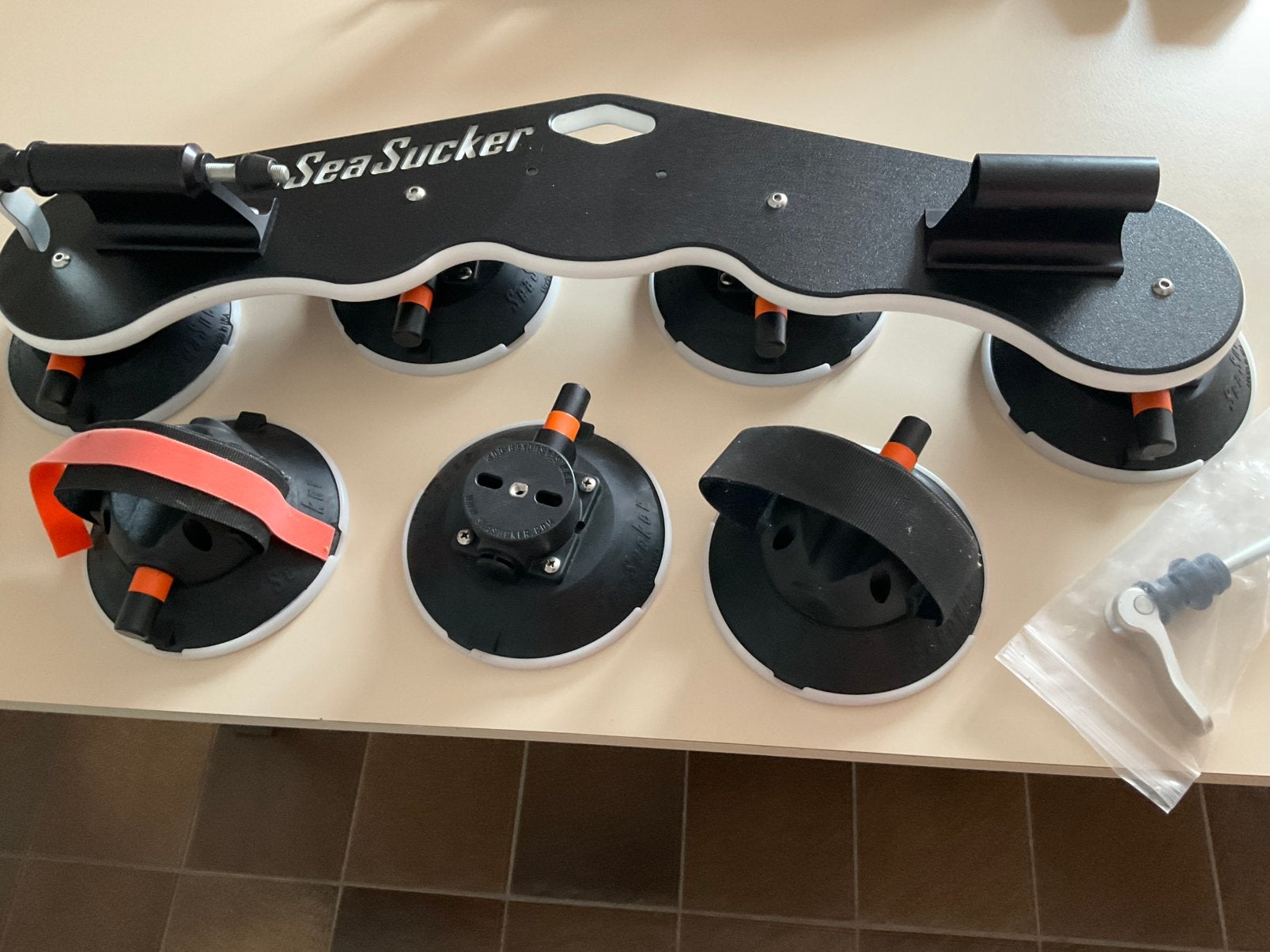 Bagagedrager met zuigmappen, Auto diversen, Dakdragers, Ophalen of Verzenden