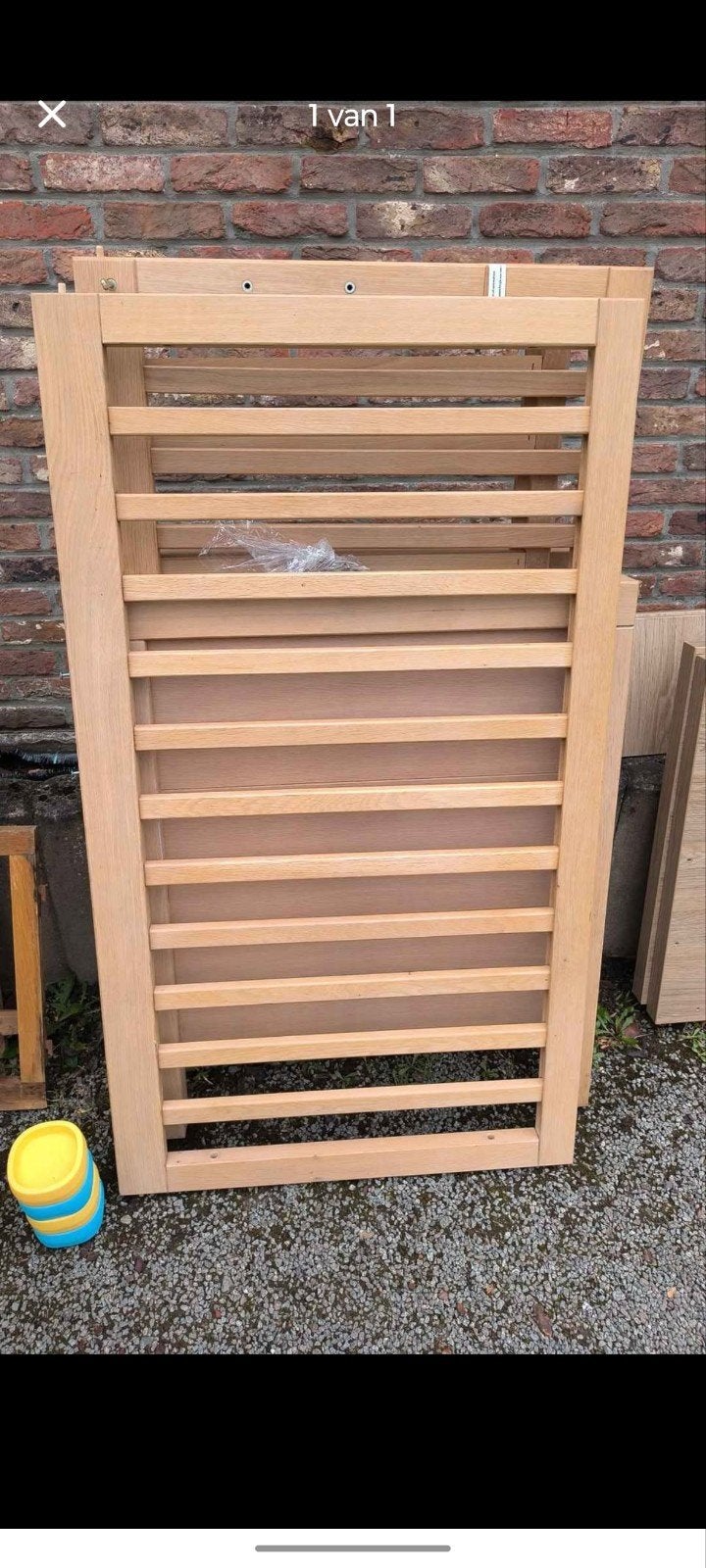 Babybedje, Ophalen, Lattenbodem