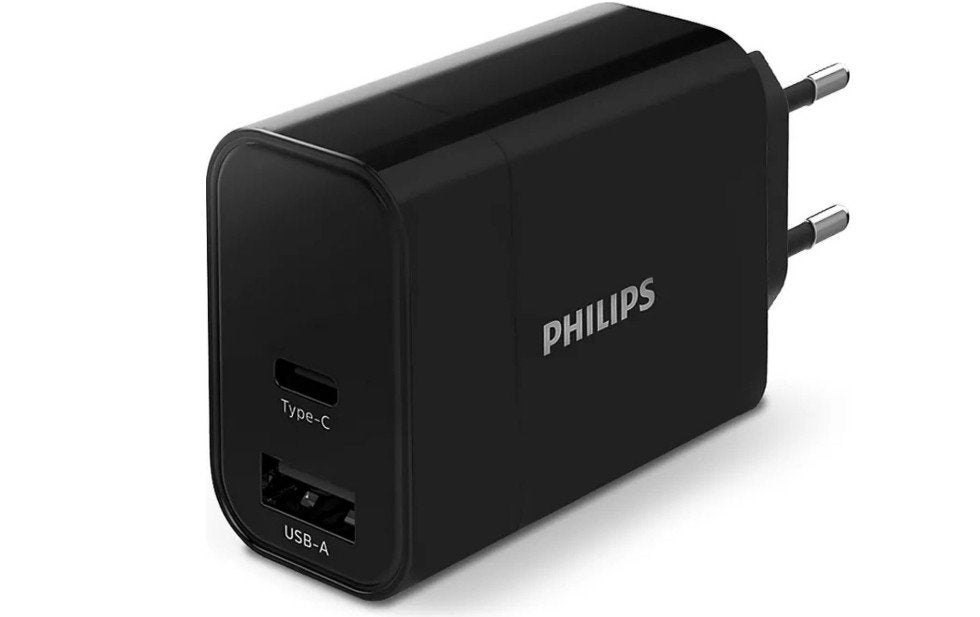 PHILIPS - USB-Oplaadblok - DLP2621/03 - USB-A en USB-C, Télécoms, Neuf, Autres marques, Universel, USB-A