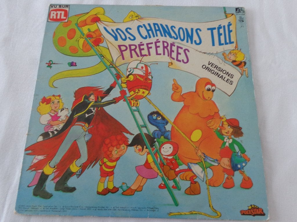 Disque LP33 Vos Chansons Télé Préférées dessins animés 1981, Enlèvement ou Envoi, Compilation, Utilisé, Enfants et Jeunesse