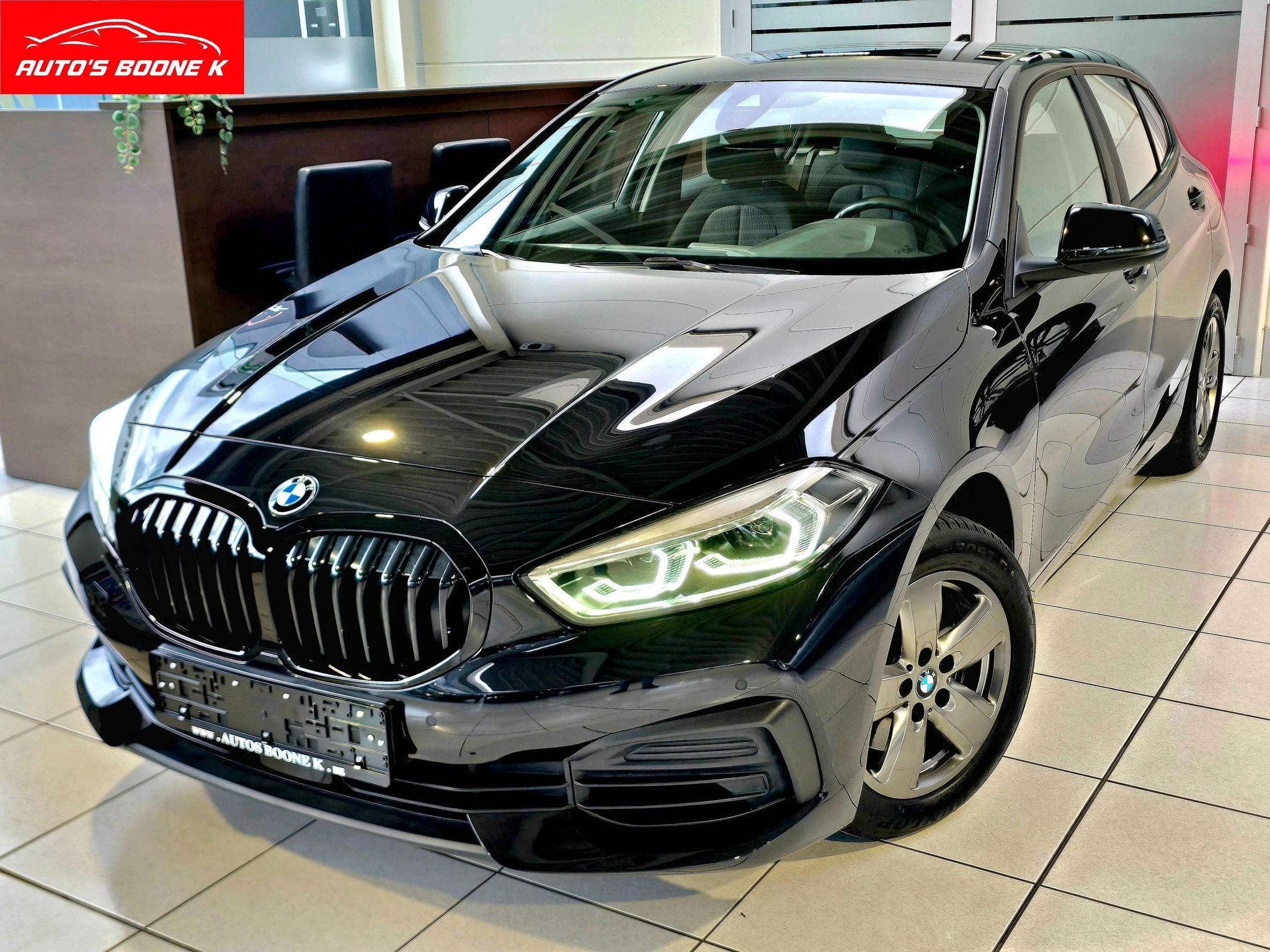 BMW 116 / Led lichts / APPLE+Android / DAB radio / Garanti, Auto's, 1 Reeks, Zwart, Bedrijf, 5 deurs