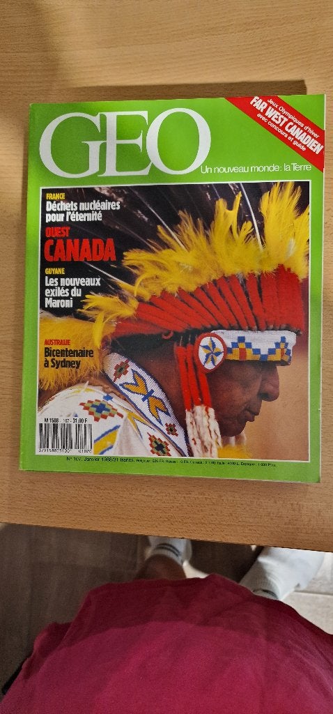 Magazines Geo 1988, Enlèvement, Utilisé, Autres types