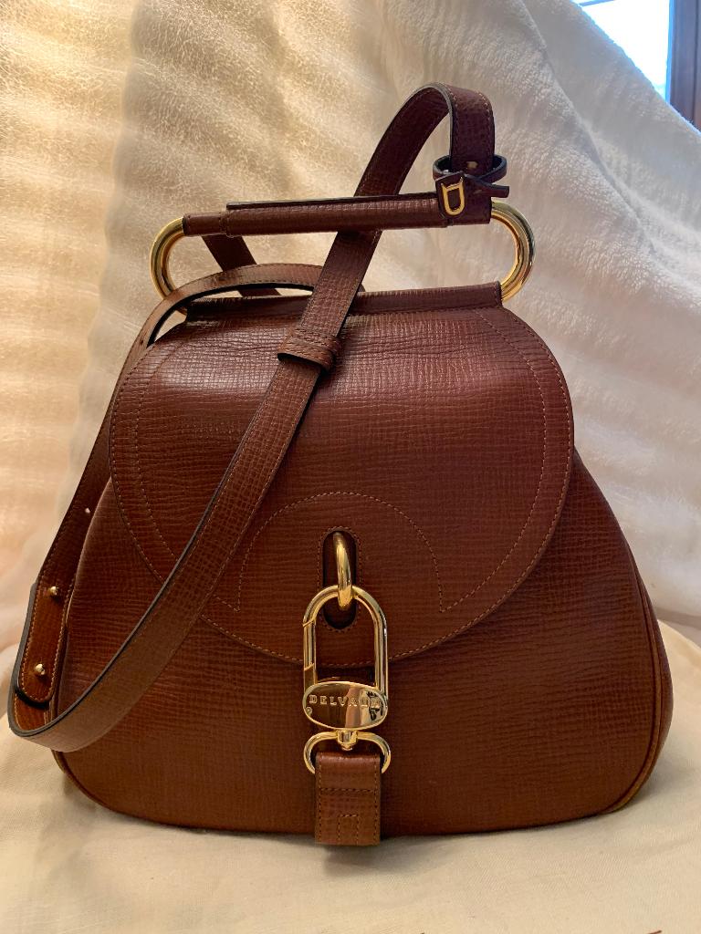 DELVAUX CERCEAU GM COGNAG ONGEBRUIKT, Handtassen en Accessoires, Overige merken, Overige kleuren, Nieuw, Ophalen of Verzenden