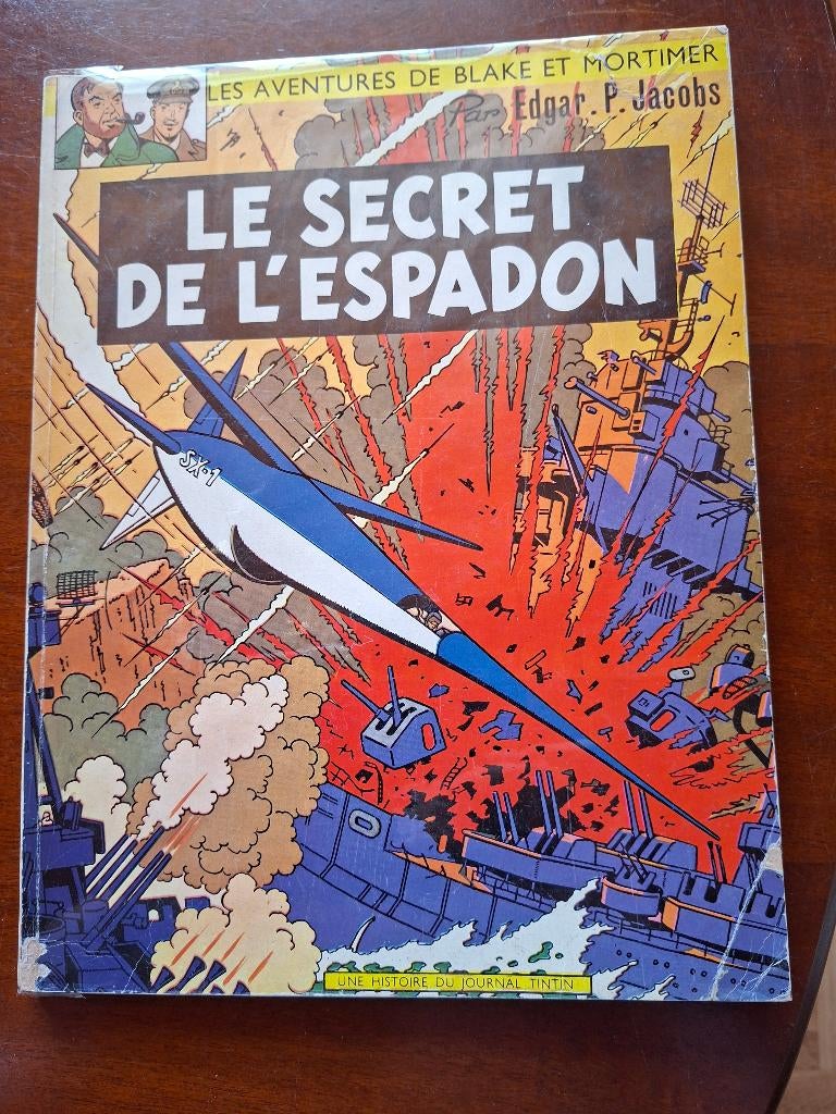 BD le secret de l espadon version souple 1964 blake mortimer, Edgar P. Jacobs, Une BD, Utilisé, Envoi