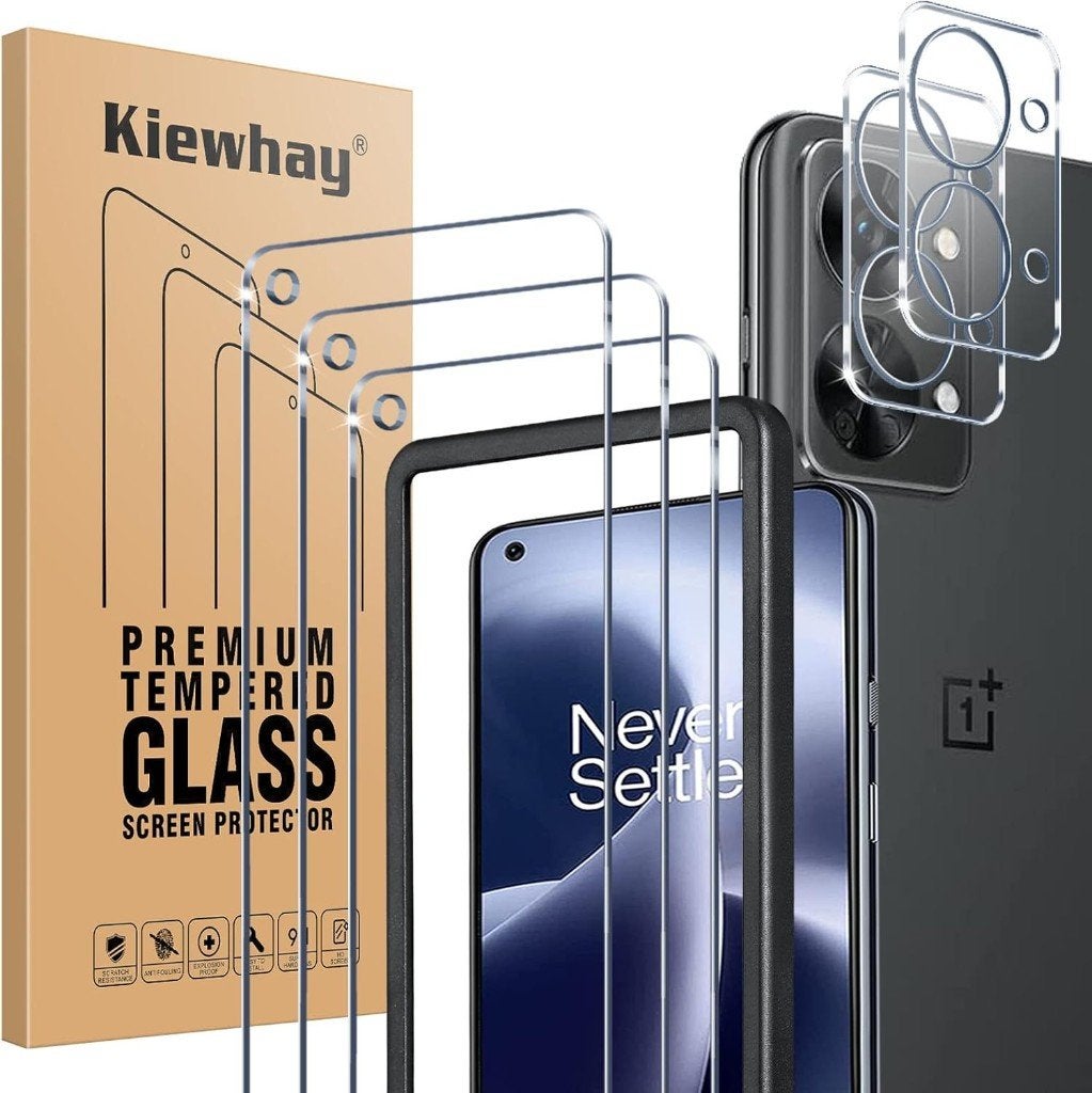 Screenprotector voor OnePlus Nord 2T 5G (2x), Ophalen of Verzenden, Nieuw, Screenprotector