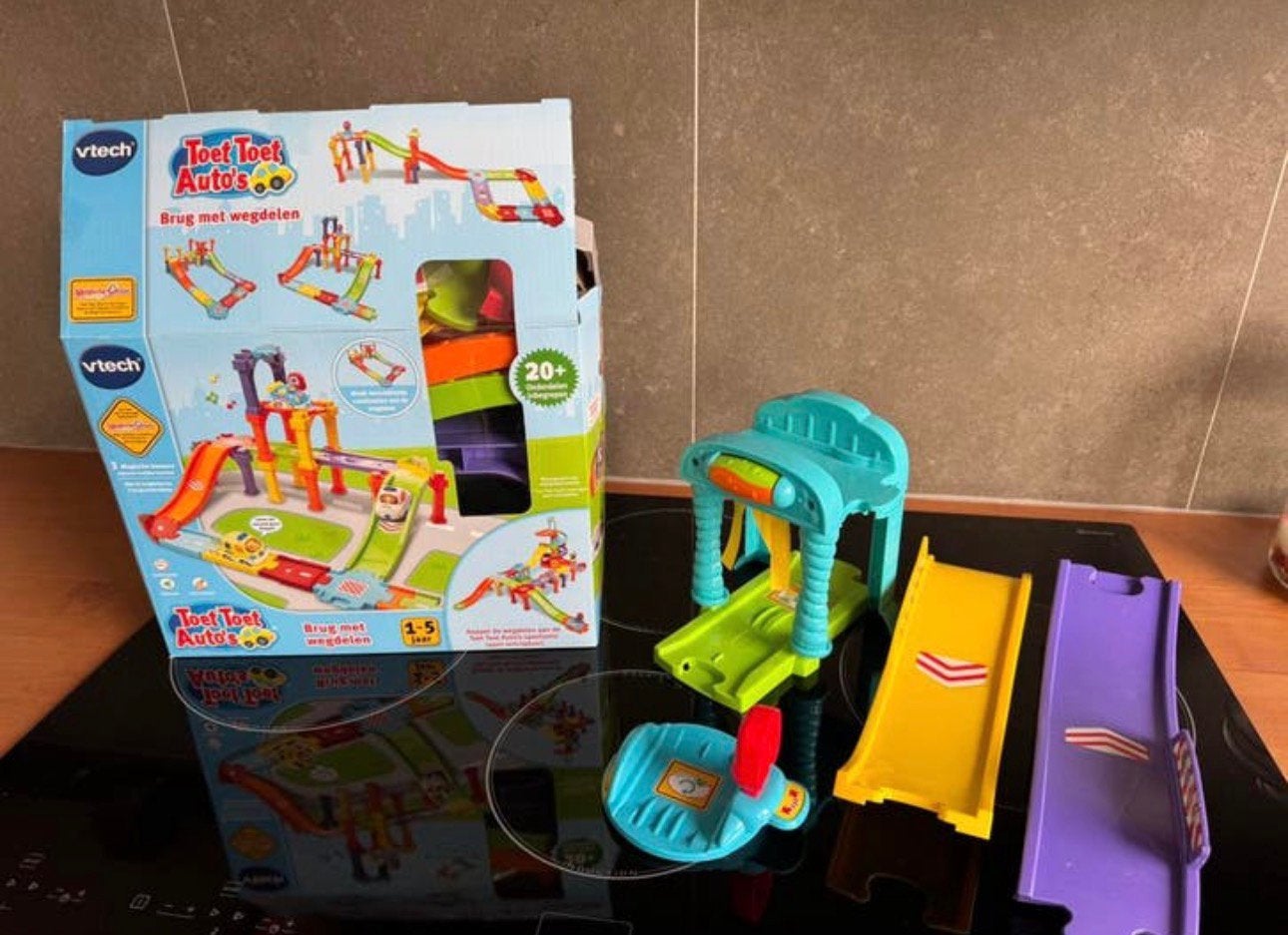 Nieuw! Vtech toetoet brug met wegdelen, Ophalen of Verzenden, Nieuw