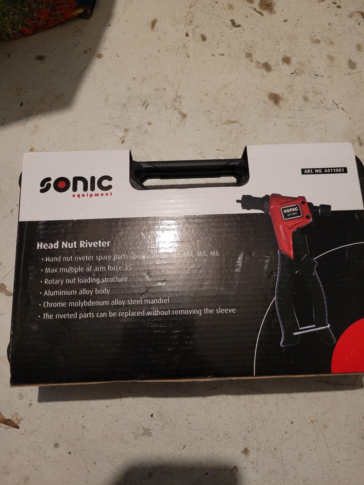 Pince a rivet/rivnut Sonic M3 à M6 complète, Hobby en Vrije tijd, Knutselen
