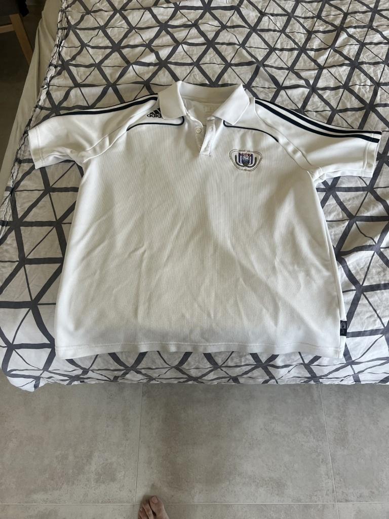 polo rsca anderlecht 100 jaar, Enlèvement ou Envoi, Utilisé, Maillot