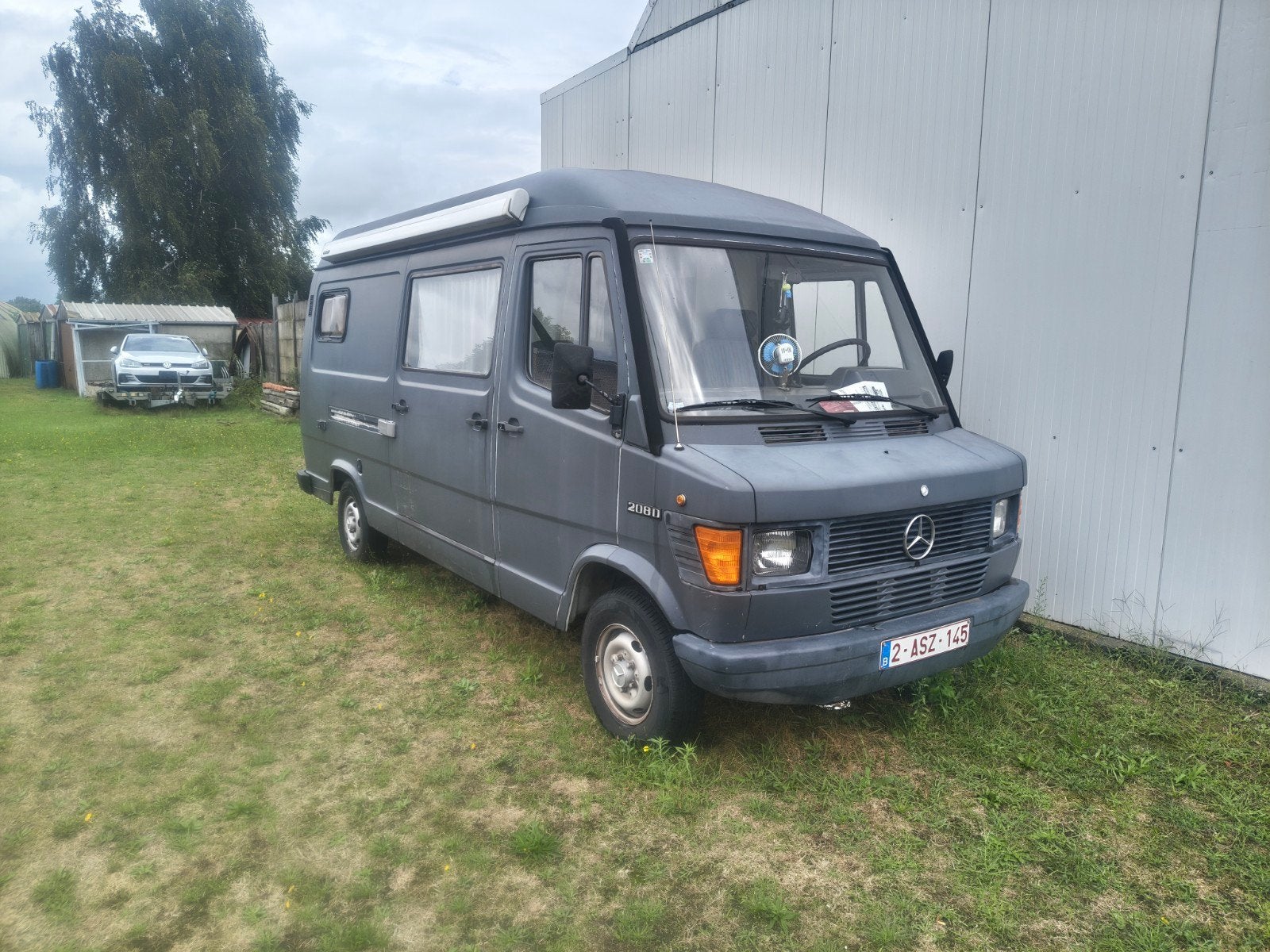 Mercedes Benz 208d camper, Caravanes & Camping, Camping-cars, Siège de train, Jusqu'à 4, Boîte manuelle, Mercedes-Benz