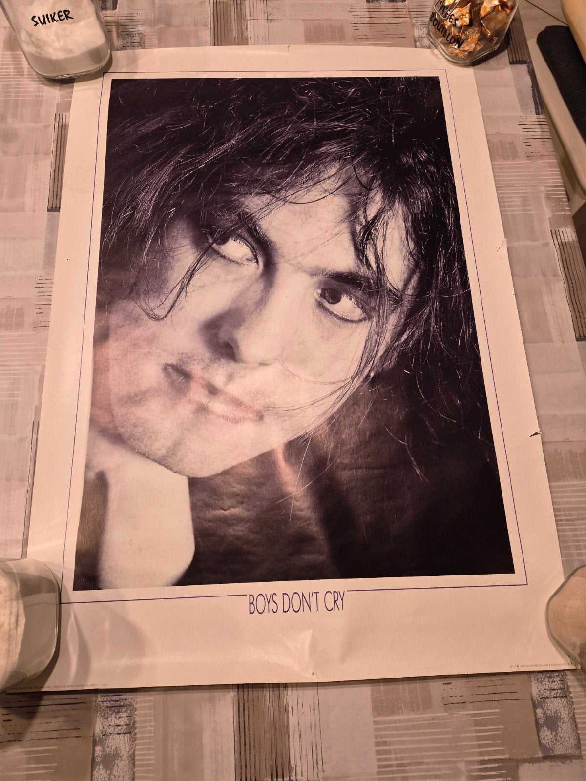 Affiche ancienne Robert Smith 1990, Collections, Enlèvement ou Envoi