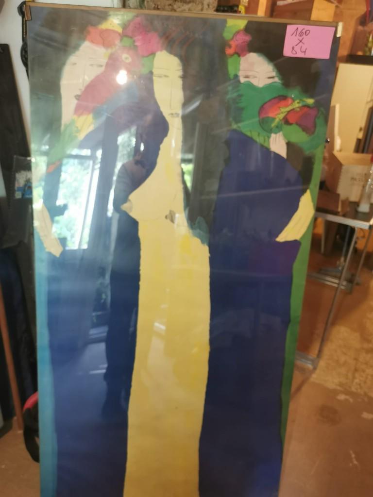 Schilderposter van Wallasse Ting, Ophalen