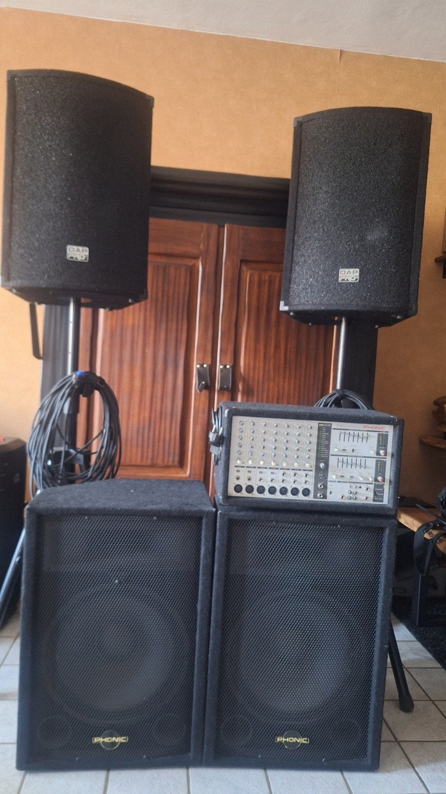 Pa set, Musique & Instruments, Amplis | Clavier, Moniteur & Sono, Enlèvement