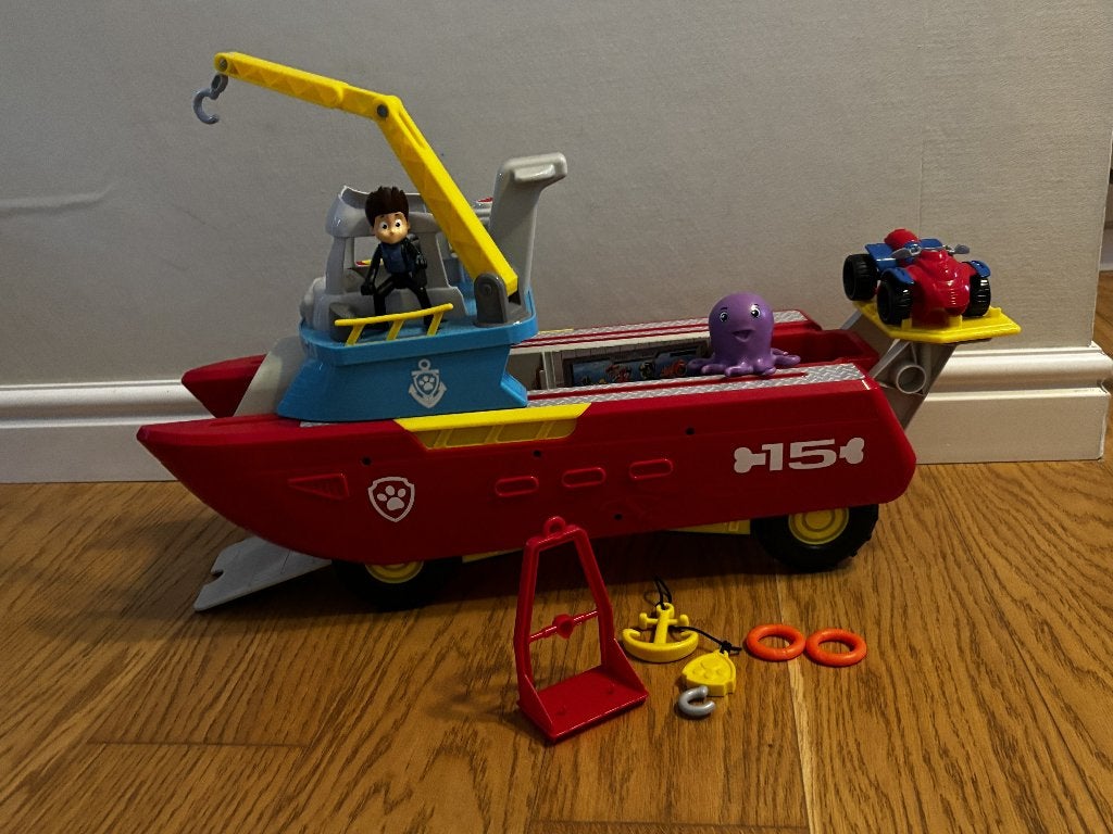 PAW Patrol Sea Patroller inclusief Ryder en zijn voertuig, Kinderen en Baby's, Ophalen, Gebruikt