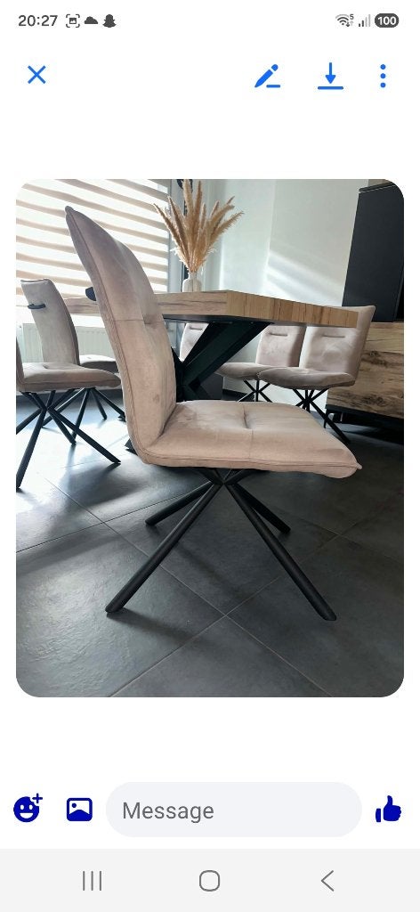 Table et chaises, Maison & Meubles, Tables | Tables à manger, 150 à 200 cm, Cinq personnes ou plus, Comme neuf, Enlèvement