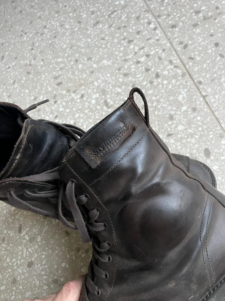 Motorschoenen, bruin leder, Stylmartin 44,5, Motoren, Ophalen of Verzenden, Tweedehands, Heren, Laarzen