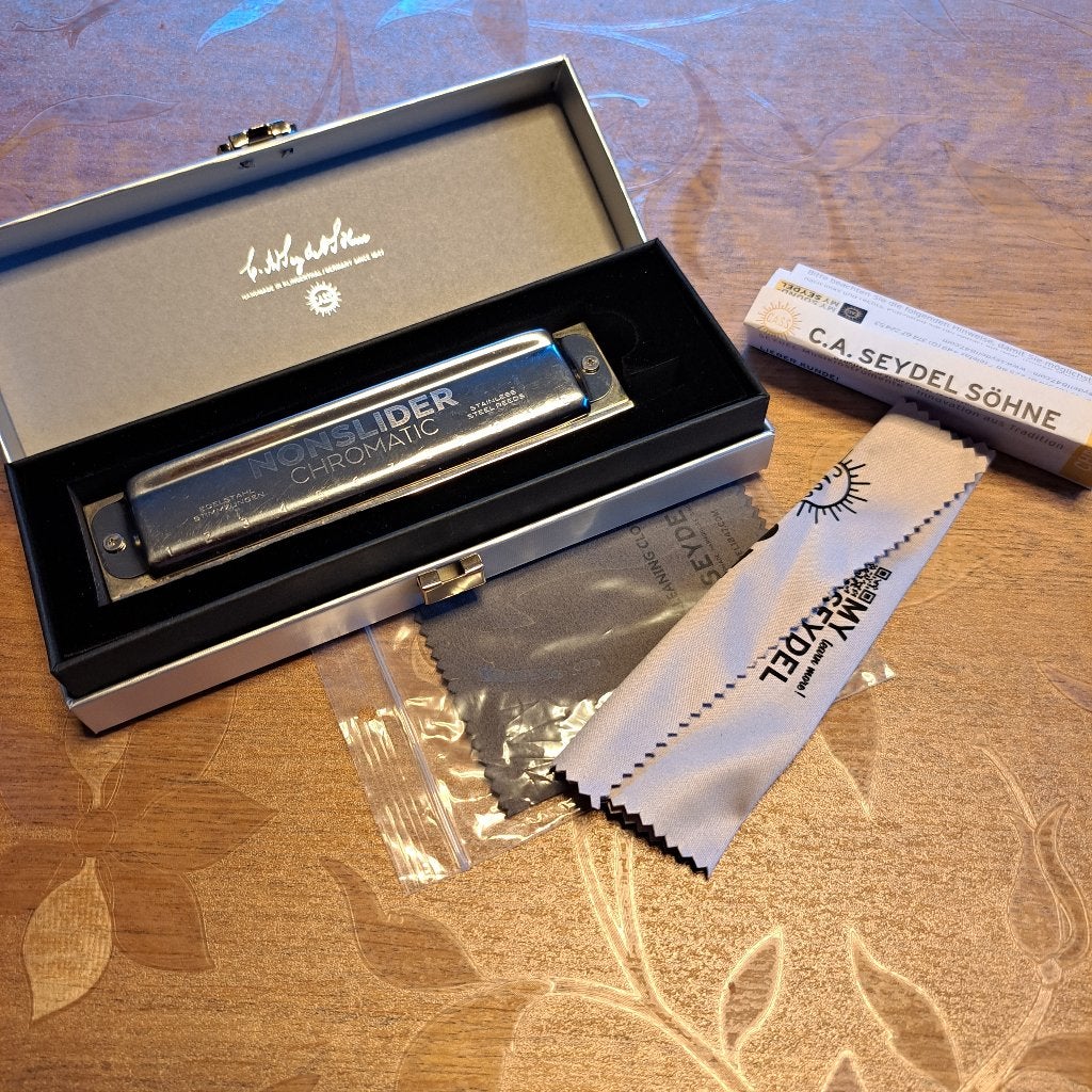 Seydel nonslider chromatic, Muziek en Instrumenten, Ophalen, Met koffer of doosje, C-mondharmonica, Nieuw