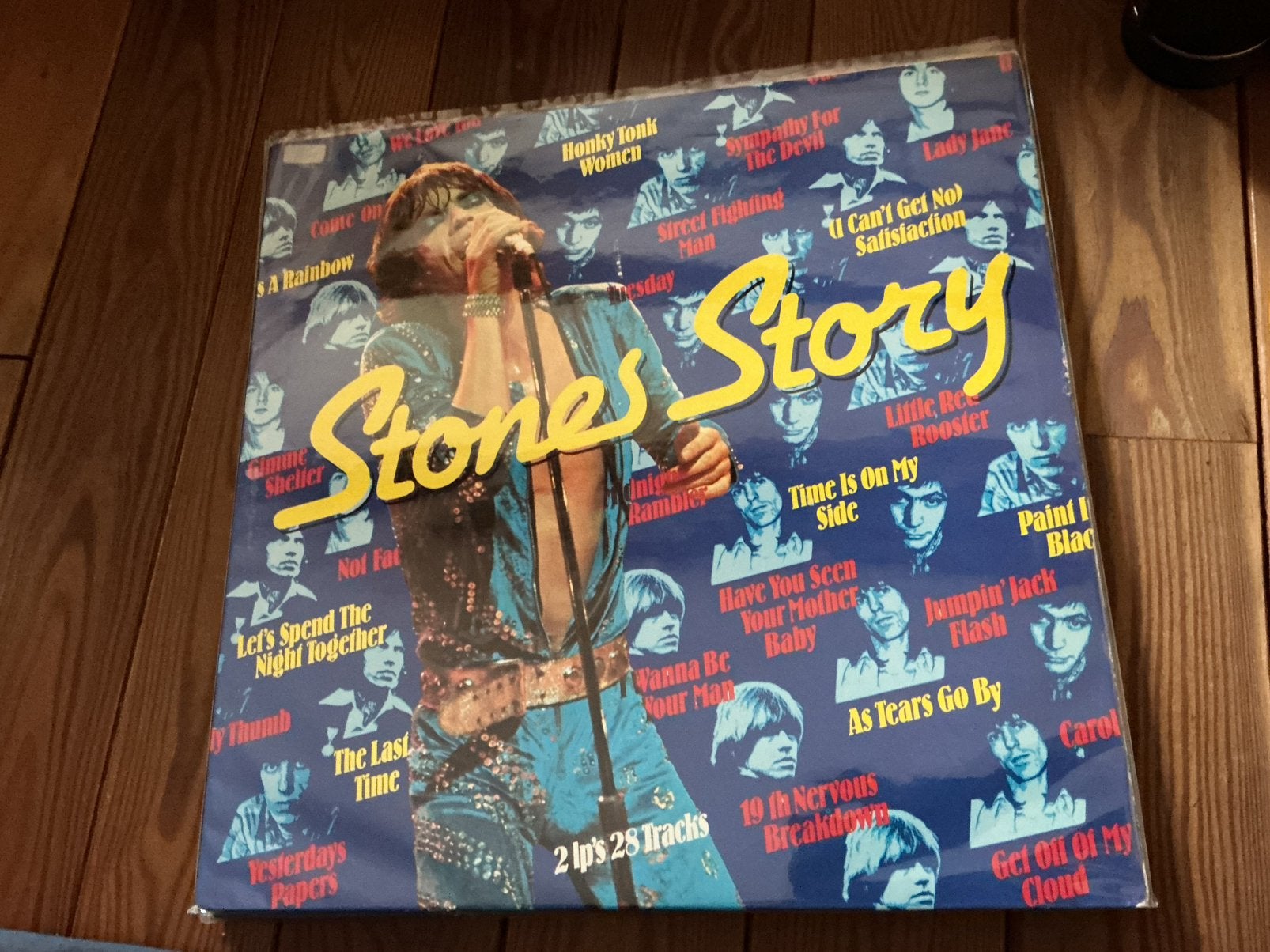 LP x 2 Rolling Stones - Stones story, Cd's en Dvd's, Ophalen of Verzenden, Zo goed als nieuw, LP