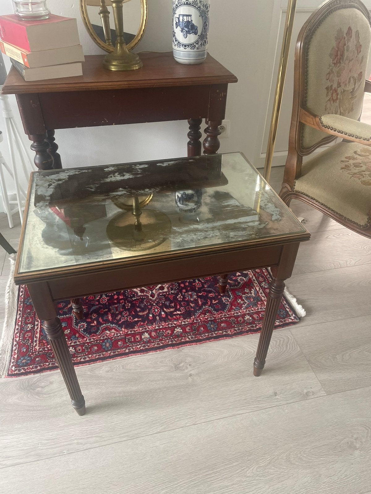 Table gigogne vintage, Utilisé