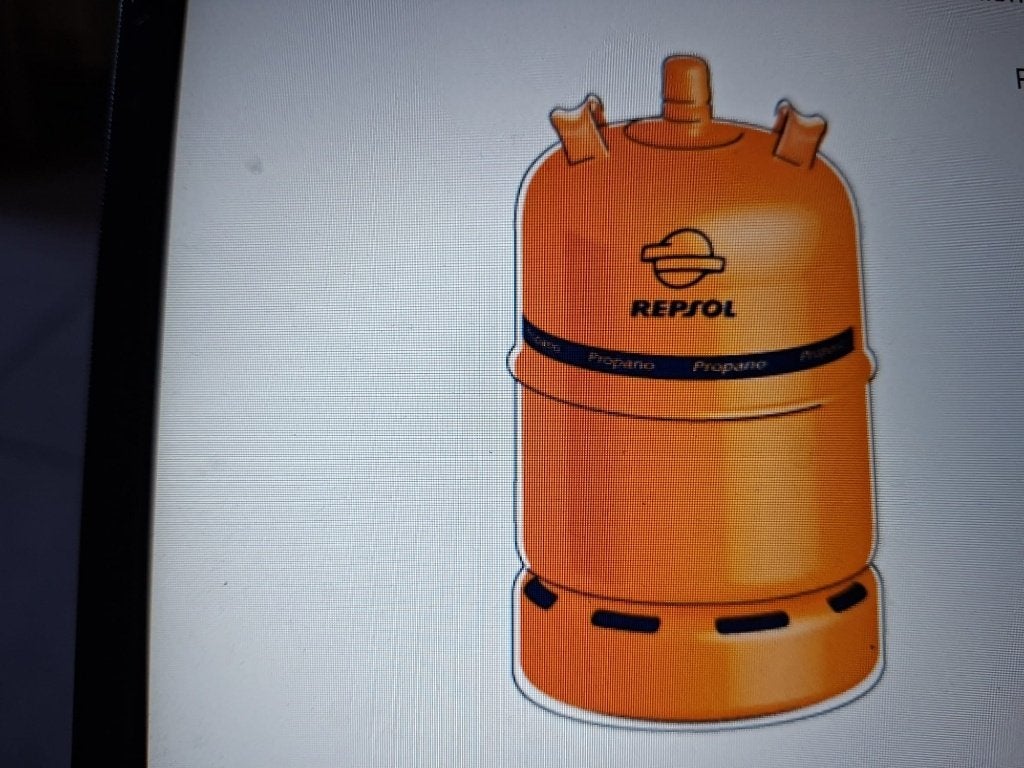 Gezocht Lege Spaanse gasfles Repsol, Ophalen, Gebruikt