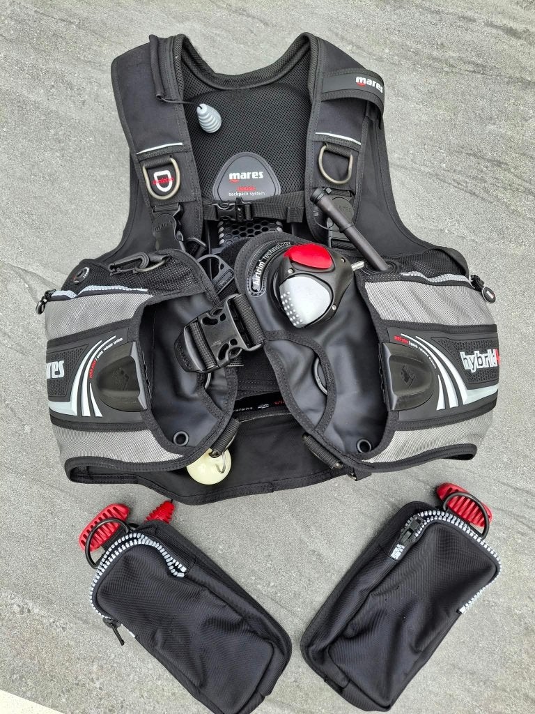 Mares Hybrid trimvest / BCD - Maat: M/L, Watersport en Boten, Ophalen, Zo goed als nieuw, Trimvest of Wing