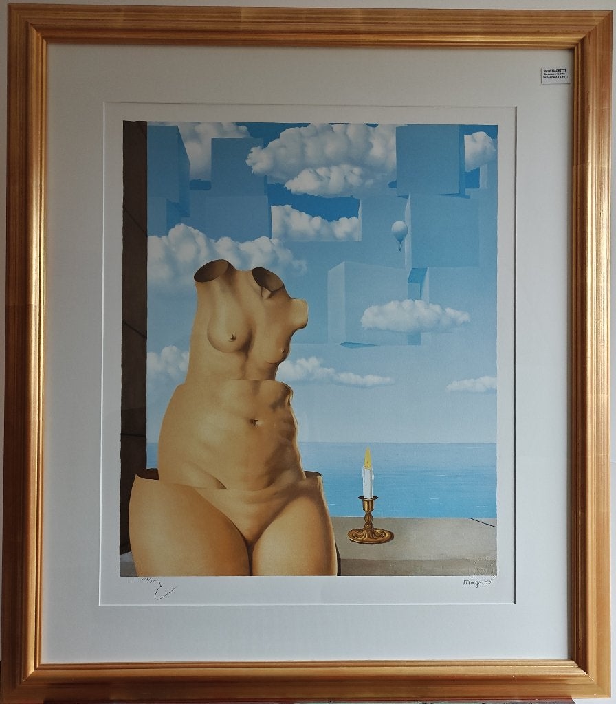 Lithografie "La Folie des Grandeurs II" van René Magritte, Antiquités & Art, Art | Lithographies & Sérigraphies, Numéroté, Enlèvement