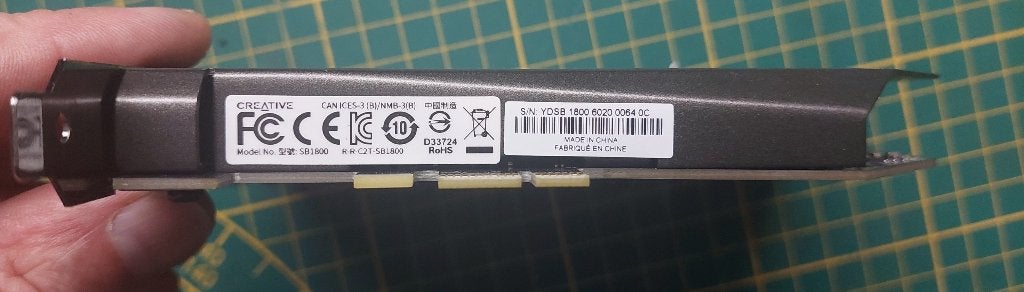 Creative SB1800 Sound Blaster AE-7, Computers en Software, Geluidskaarten, Ophalen of Verzenden, Nieuw, Intern, Creative labs