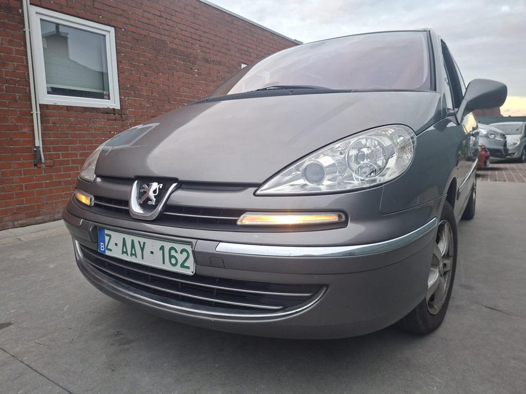 PEUGEOT 807 2.0hdi 2010 260000km navi airco! 7-ZITPLAATSEN!, Cuir, Entreprise, Boîte manuelle, Diesel