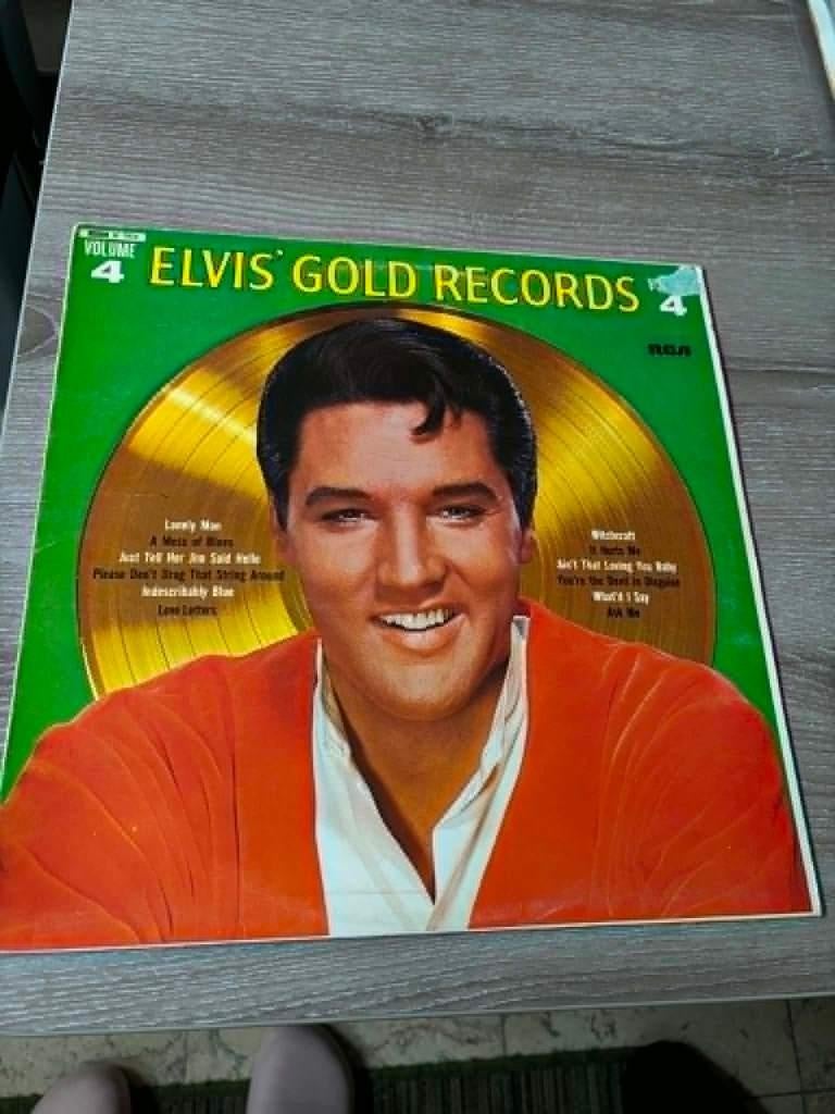 Elvis lp, Gold records vol. 4, Engelse persing, orange label, Gebruikt, Ophalen of Verzenden, Rock-'n-Roll, 12 inch
