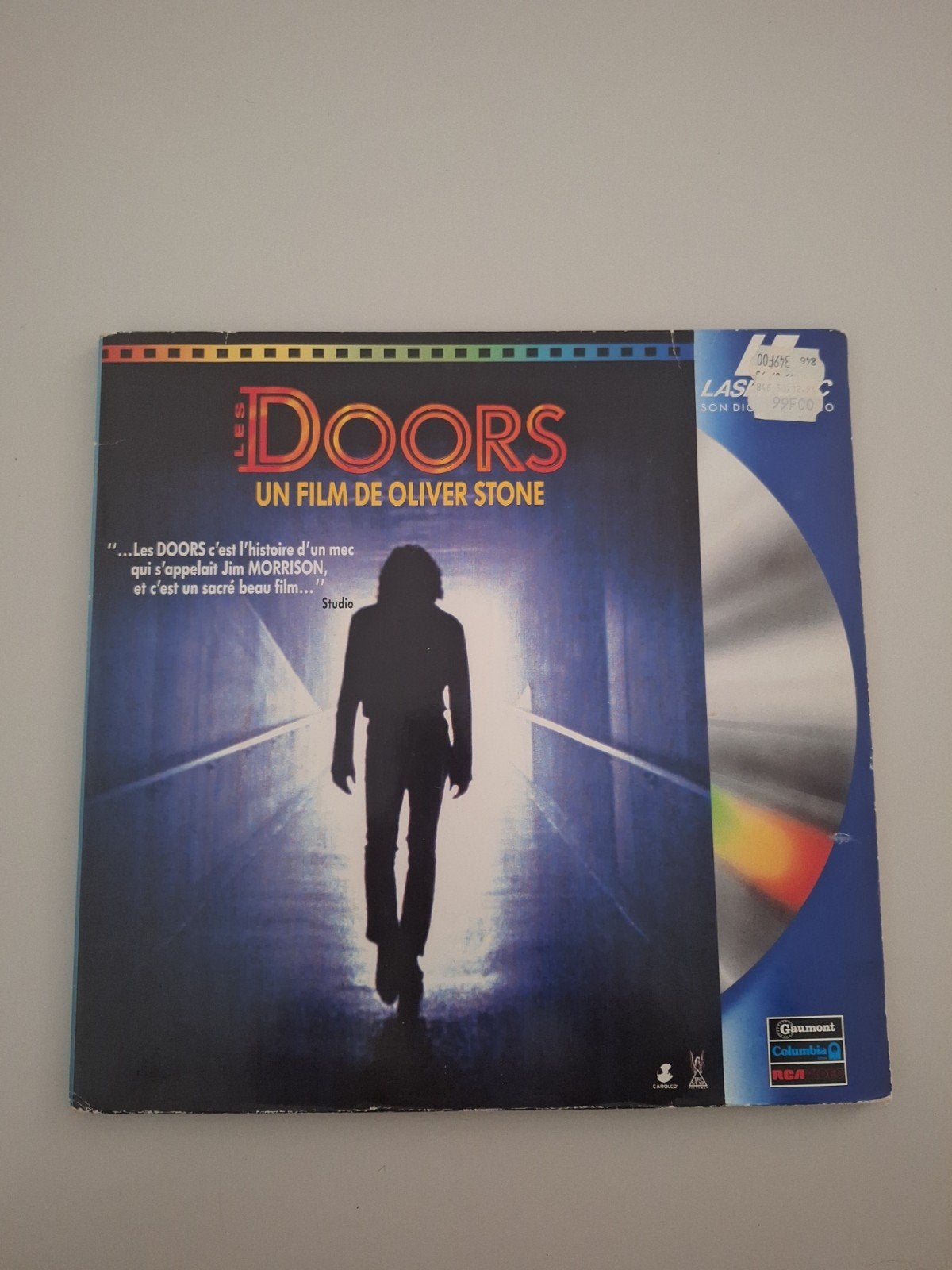 laserdisc the doors 1991 Franstalig, Collections, Enlèvement ou Envoi, Utilisé, Film, Autres types