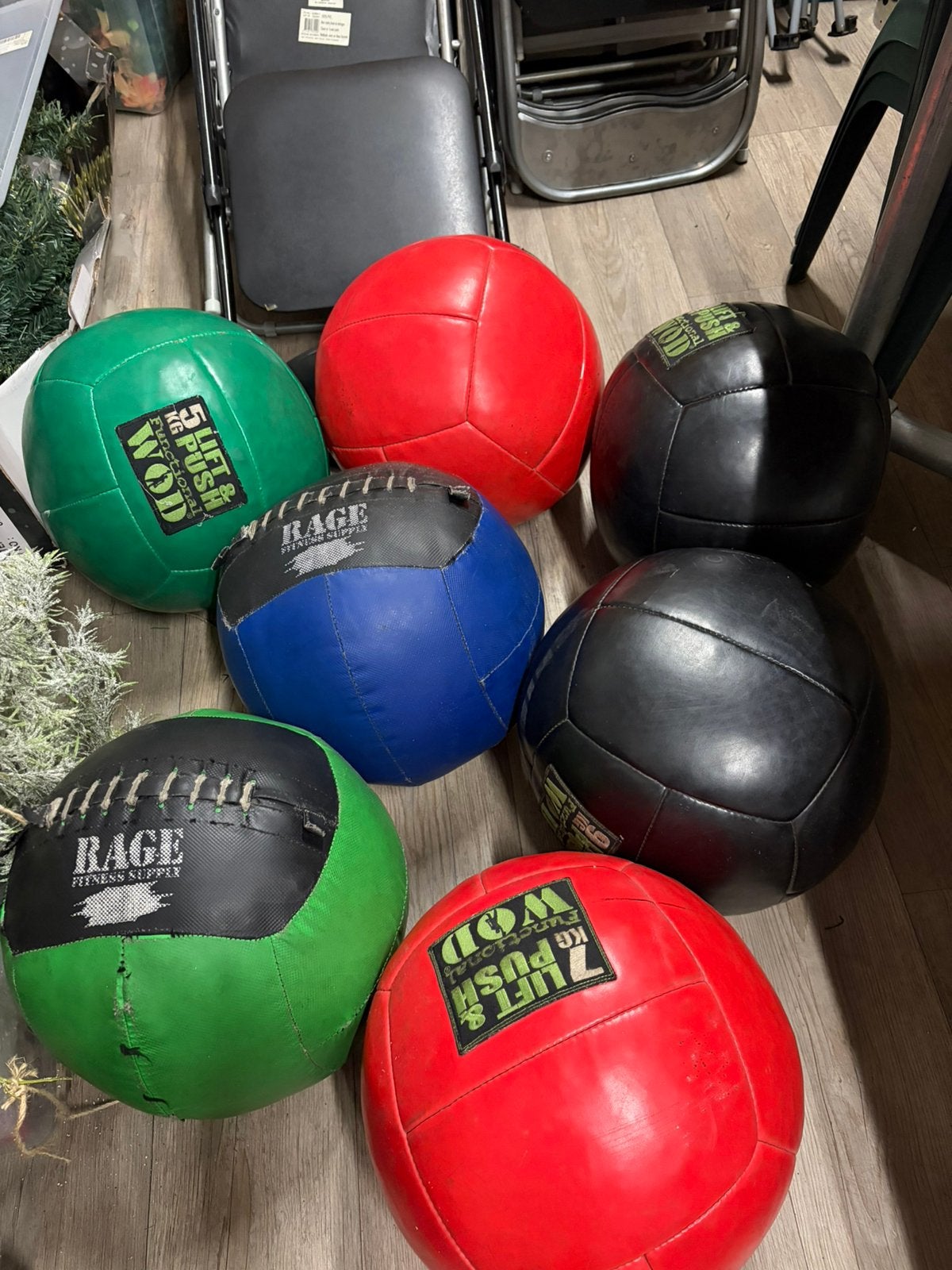 Wall balls, Sport en Fitness, Ophalen, Zo goed als nieuw