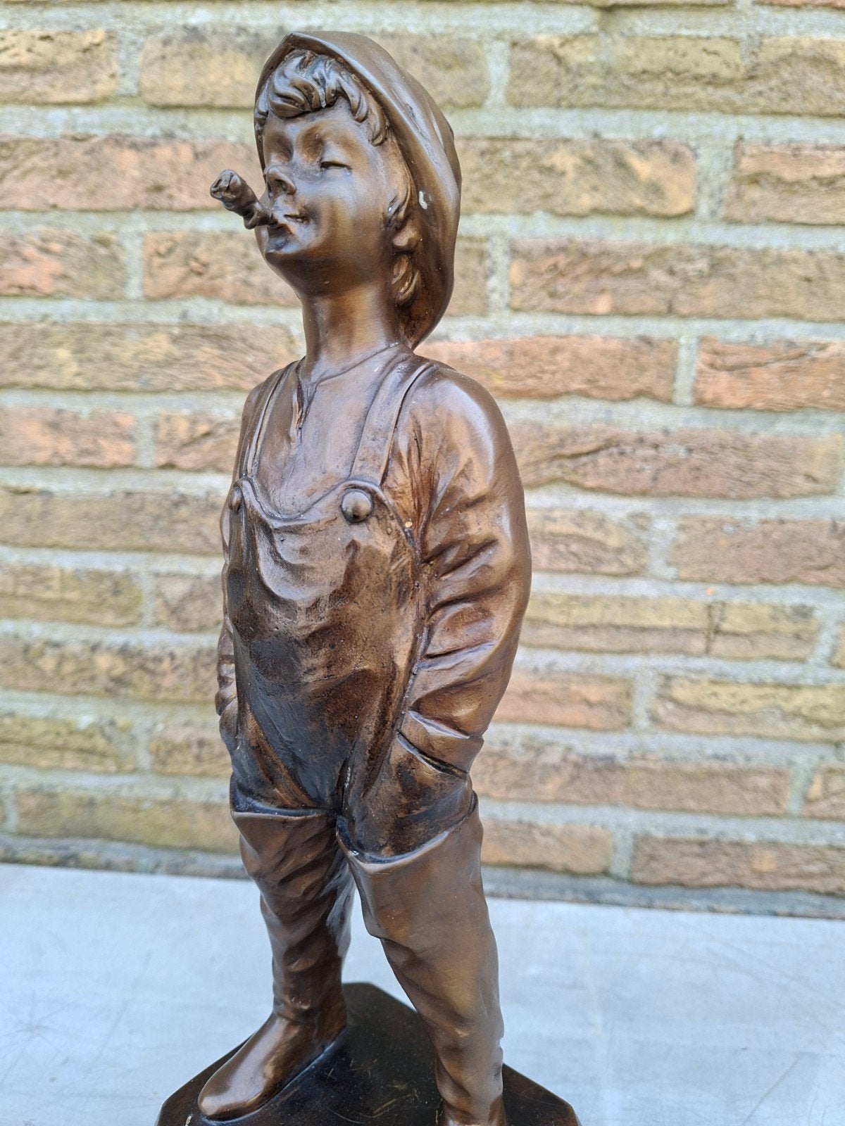 MOREAU A. « Jeune garçon » en bronze (posthume), Enlèvement, Brons